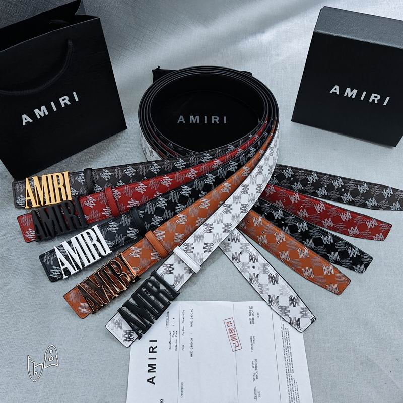 Amiri belt 38mmX90-125cm lb91